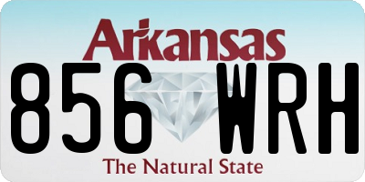AR license plate 856WRH