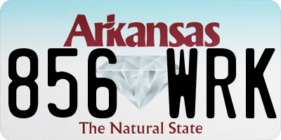AR license plate 856WRK