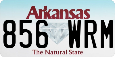 AR license plate 856WRM