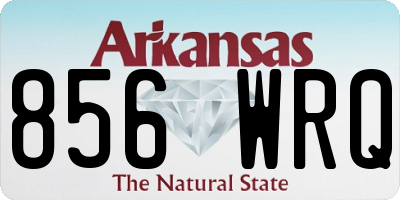 AR license plate 856WRQ