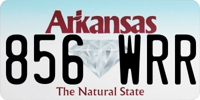 AR license plate 856WRR