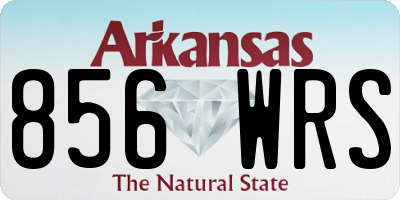 AR license plate 856WRS
