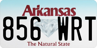 AR license plate 856WRT