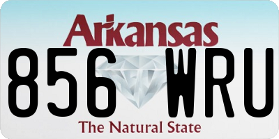 AR license plate 856WRU