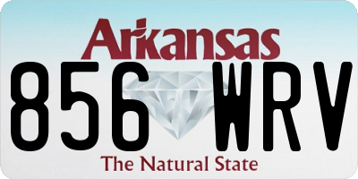 AR license plate 856WRV