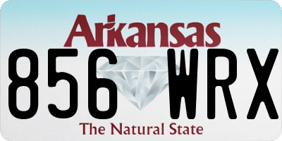 AR license plate 856WRX