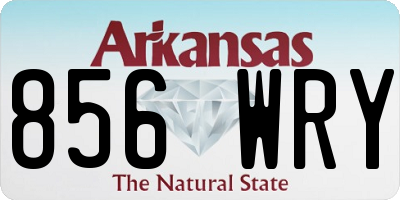 AR license plate 856WRY