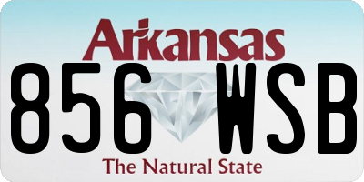 AR license plate 856WSB