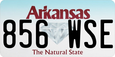 AR license plate 856WSE