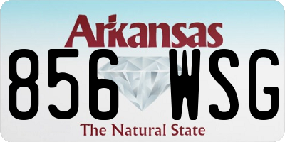 AR license plate 856WSG