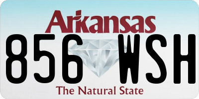 AR license plate 856WSH