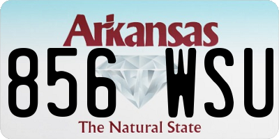 AR license plate 856WSU