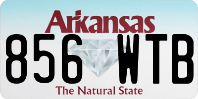 AR license plate 856WTB