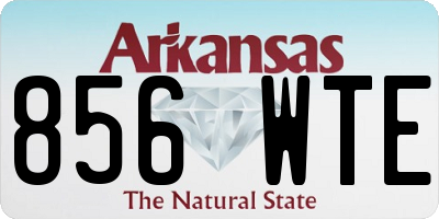 AR license plate 856WTE