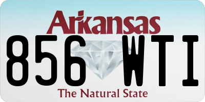 AR license plate 856WTI