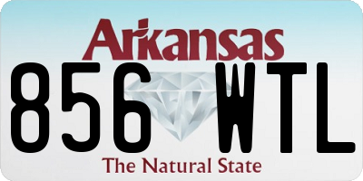 AR license plate 856WTL