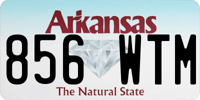 AR license plate 856WTM