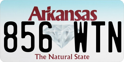 AR license plate 856WTN