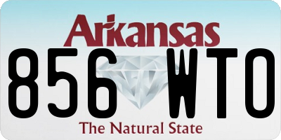 AR license plate 856WTO