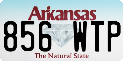 AR license plate 856WTP
