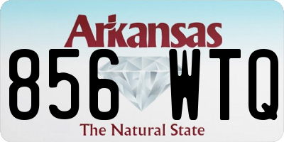 AR license plate 856WTQ