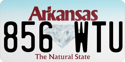 AR license plate 856WTU