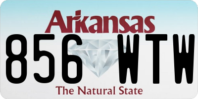 AR license plate 856WTW