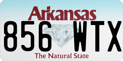 AR license plate 856WTX