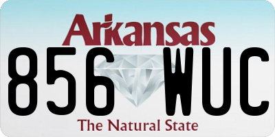 AR license plate 856WUC