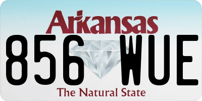 AR license plate 856WUE