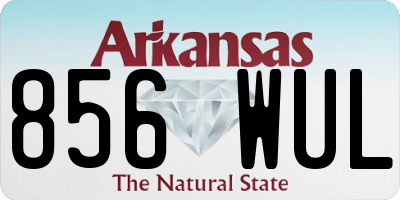AR license plate 856WUL
