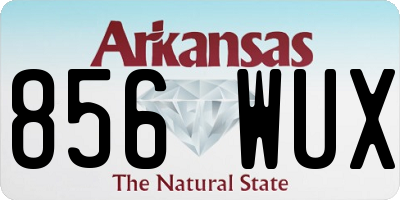 AR license plate 856WUX