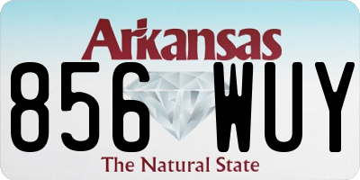 AR license plate 856WUY
