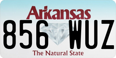 AR license plate 856WUZ
