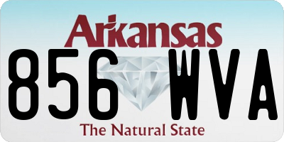 AR license plate 856WVA