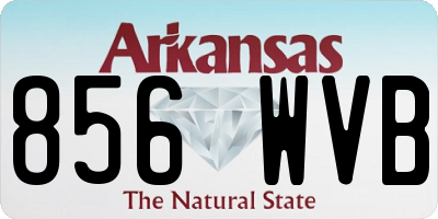 AR license plate 856WVB