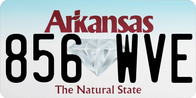 AR license plate 856WVE