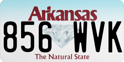 AR license plate 856WVK