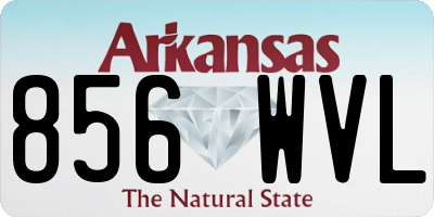 AR license plate 856WVL