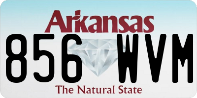 AR license plate 856WVM