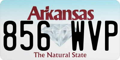 AR license plate 856WVP