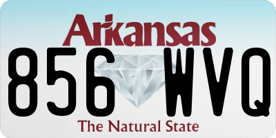AR license plate 856WVQ