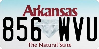 AR license plate 856WVU