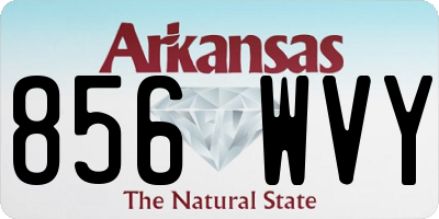 AR license plate 856WVY