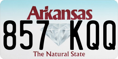 AR license plate 857KQQ