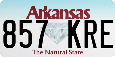 AR license plate 857KRE