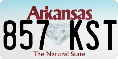 AR license plate 857KST