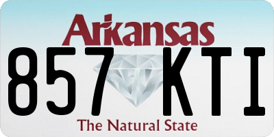 AR license plate 857KTI