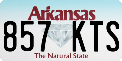 AR license plate 857KTS