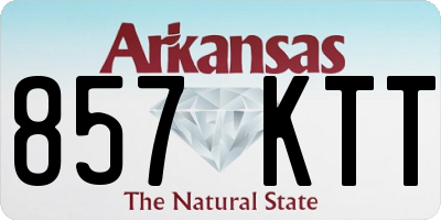 AR license plate 857KTT